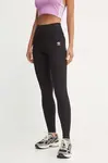 Legíny adidas Originals Essential dámské, černá barva, hladké, IY9645