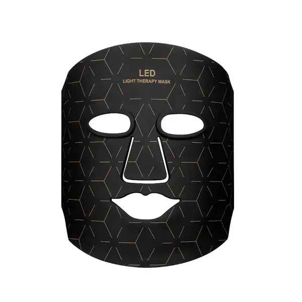 Palsar7 Nabíjecí silikonová ošetřující LED maska na obličej černá
