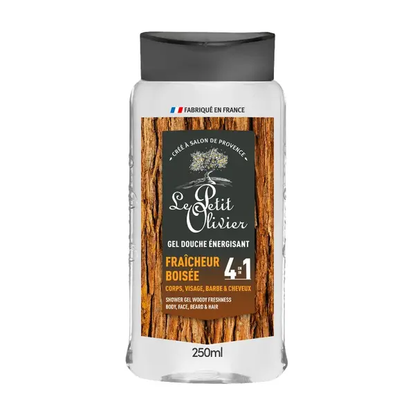 Le Petit Olivier For Men Sprchový gel 4v1 Fresh Woody 250 ml