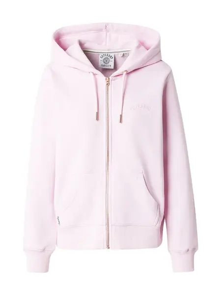 Superdry & Co Tepláková bunda 'Essential'  svetloružová