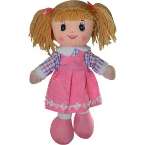 HM Studio Bábika mäkká látková 30 cm