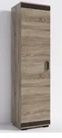 Šatní skříň P3 Barva korpusu: Wenge, Lišta: Wenge, Barva dvířek: Dub - canyon