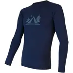 Sensor MERINO DF CAMP Pánske funkčné tričko, tmavo modrá, veľkosť