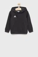 Dětská mikina adidas Performance H57516 černá barva, hladká