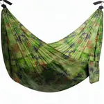 Turistická hamaka s moskytiérou SANTIAGO 260x140 cm, zelená