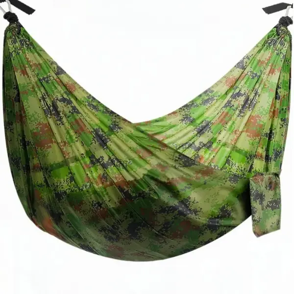 Turistická hamaka s moskytiérou SANTIAGO 260x140 cm, zelená