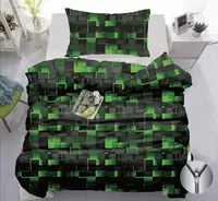 Bavlnené obliečky GRAPHIO zelené Rozmer obliečky: 70 x 90 cm | 140 x 200 cm