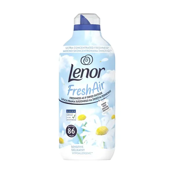 LENOR Fresh Air Sensitive Aviváž 86 praní 1,204 l