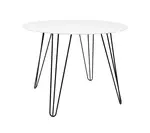 Kulatý jídelní stůl HARRY 90x90, bílý