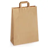 250 x Hnědé papírové tašky 220x280x100 mm | RAJA