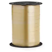 2 x Dárkové stuhy s matným efektem, šířka 7mm, délka 250m, bronzová