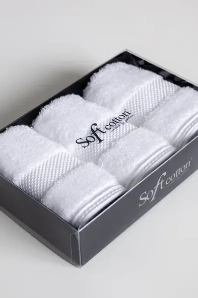 Dárková sada malých modalových ručníků DELUXE, 3 ks Bílá