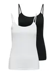 JDY Top 'JDYAVA'  čierna / biela