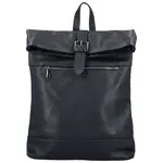 Dámský kožený batoh tmavě modrý - Delami Vera Pelle Jorge