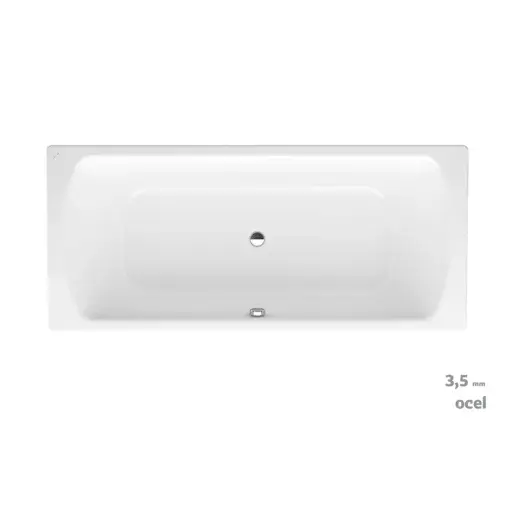 Obdĺžniková vaňa Laufen Bolsena 180x80 cm smaltovaná oceľ ľavá aj pravá SIKOVLMP180