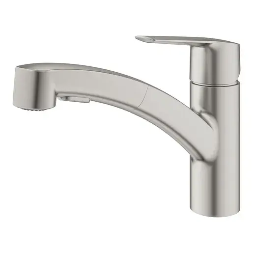 Grohe Start drezová batéria s otočným ramienkom, 2 prúdy supersteel 30531dc1 G30531DC1