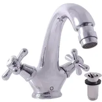 RAV SLEZÁK Morava bidetová batéria s výpusťou chróm MK143.0