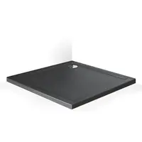 Roth Flat Stone Effect sprchová vanička obdĺžniková 90x80 cm akrylát antracit 8000316