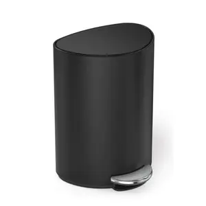 Pedálový odpadkový kôš Simplehuman 6 l čierna matná oceľ SHCW2109