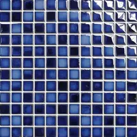 Keramická mozaika Premium Mosaic deep blue 30x30 cm lesk MOSBH23DBLL