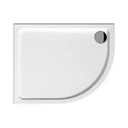 Sprchová vanička štvrťkruhová Jika Tigo 100x80 cm liaty mramor H2102100000001