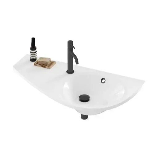 Ravak Avocado umývadlo 85x45 cm otvor pre batériu vľavo AVUM01L