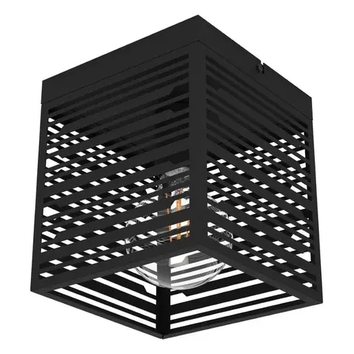 Stropné osvetlenie Eglo PIEDRITAS čierna 900355