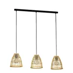 Závesné osvetlenie Eglo AYESGARTH čierna 43867