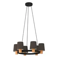 Závesné osvetlenie Eglo EDALE čierna 43781