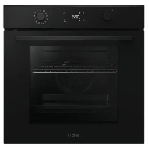 Multifunkčná rúra s pravým horúcim vzduchom a parnou asistenciou haier čierna 33703952