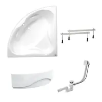 Rohová vaňa Laguna Royale 150x150 cm akrylát ľavá aj pravá SIKORO1500APNP