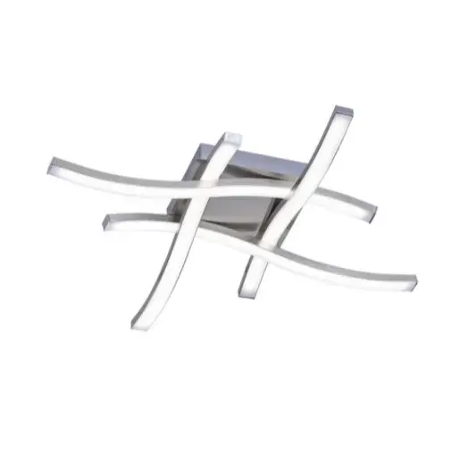 LED stropné osvetlenie Reality Route nikel R62474107