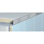 Lišta ukončovací "L" Havos lesk, nerez, dĺžka 300 cm, výška hrany 10 mm, NRZ10300