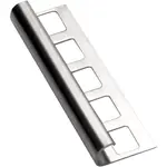 Lišta ukončovací "oblá" Havos pololesk, nerez, dĺžka 250 cm, výška hrany 10 mm, NRZO10250