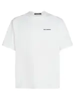 Karl Lagerfeld Tričko 'Rue St-Guillaume'  čierna / biela