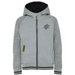 Lotto MANET Chlapecká celorozepínací mikina s kapucí, šedá, velikost 164-170