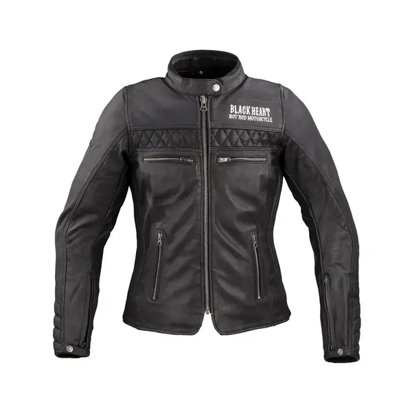 Dámská kožená moto bunda W-TEC Black Heart Raptura černá M