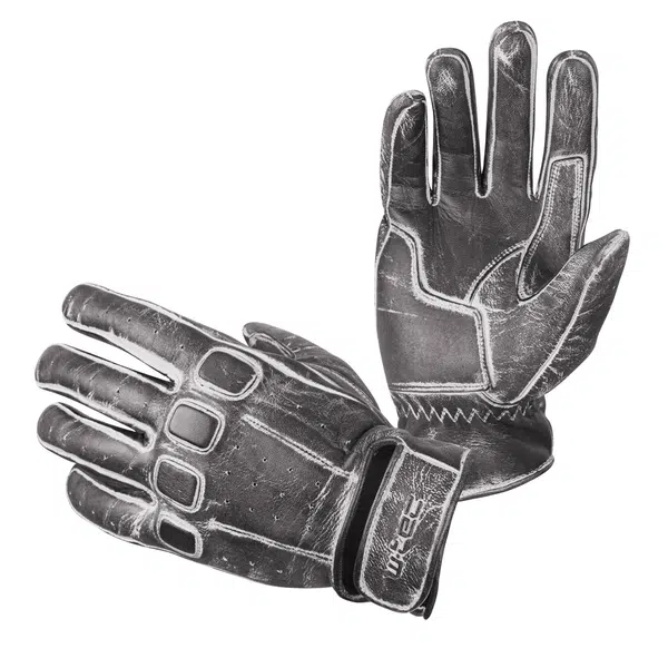 Kožené moto rukavice W-TEC Rifteur černá XL