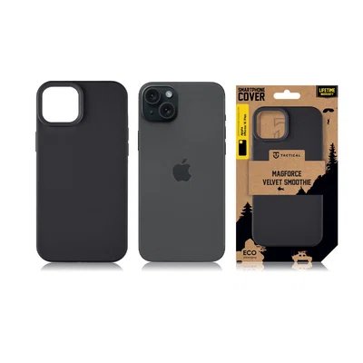 Zadní kryt Tactical MagForce Velvet Smoothie pro Apple iPhone 15 Plus, asphalt