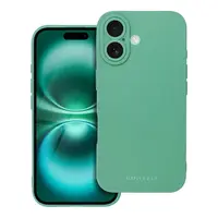 Zadní ochranný kryt ROAR case LUNA pro Apple iPhone 16, zelená
