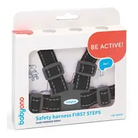 Babyono Bezpečnostní řemínky/kšíry - černá/bílá/grafit