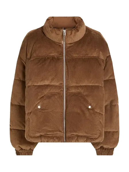 Bershka Prechodná bunda  hnedá