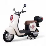 Elektrický skútr Keren Beike 10" hnědo-červená