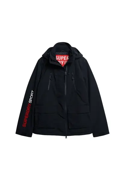 Superdry Prechodná bunda  námornícka modrá / červená / biela
