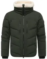 STONE HARBOUR Zimná bunda 'Ansello XX'  tmavozelená