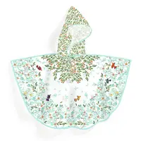 Detská pláštenka M - vtáky v záhrade