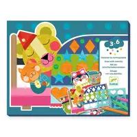 Výtvarná hra - Vyfarbovanie zvieratiek podľa šablóny