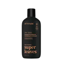 Pánsky vyživujúci šampón a kondicionér 2v1 ATTITUDE Super leaves - Pačuli a Bourbon