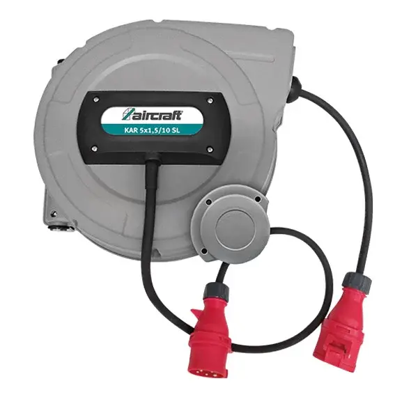 Aircraft® Navíjecí buben s kabelem KAR 5x1,5/10 m SL, 400V