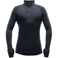 Devold EXPEDITION MAN ZIP NECK Pánské funkční triko, černá, velikost